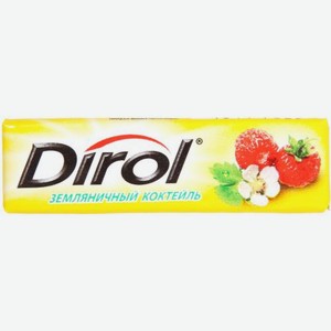 Жевательная резинка Dirol Земляничный коктейль 13.6г