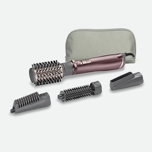 BABYLISS Фен-щетка для волос AS960E с функцией вращения, Розовый