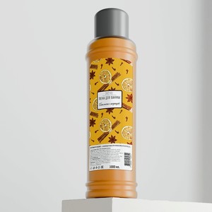 CRAZY KISS Пена для ванны  Апельсин и корица , 1 шт.