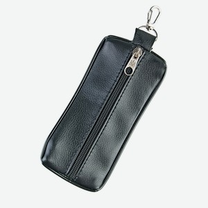 4004 черн Ключница Zemsa на молнии черная/fw 24