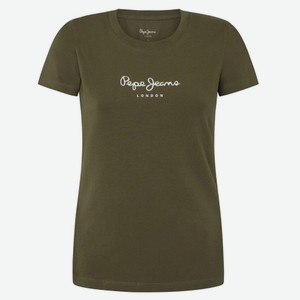 Футболка д/женщин PEPE JEANS PL505202, зеленый, р.l