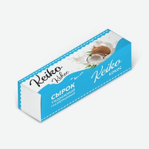 Сырок творожный Сыркофф Keiko в белой глазури с кокосом, 23%, 40 г