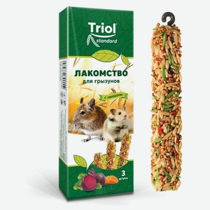 Лакомство для грызунов Triol с овощами, 80 г