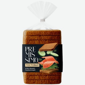 Хлеб Premissimo Тостовый нарезка, 550г, 550 г