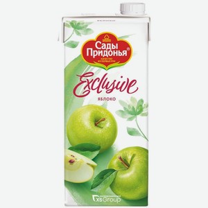 Напиток Сады Придонья Exclusive Яблоко сокосодержащий, 950мл, 950 мл