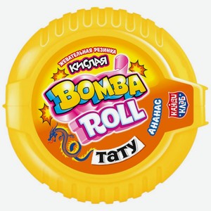Жевательная резинка Канди Клаб Bomba Roll 12г в ассортименте 1шт., 12 г