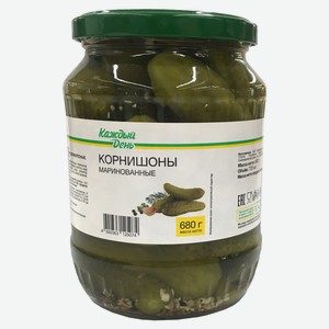 Корнишоны маринованные «Каждый день», 680 г
