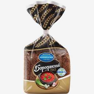 Хлеб КОЛОМЕНСКОЕ Бородинский нар., Россия, 400 г