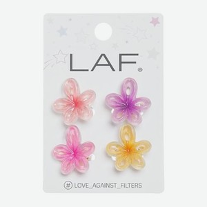 Детский набор колец цветы LAF 4шт