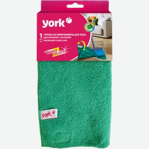 Салфетка для пола York из микрофибры с застежкой 50*60см