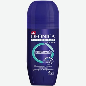 Антиперспирант DEONICA For men, невидимый, ролик, Россия, 50 мл