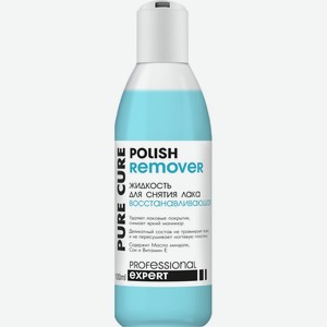 Жидкость д/снятия лака PURE CURE восстанавливающая, Россия, 100 мл