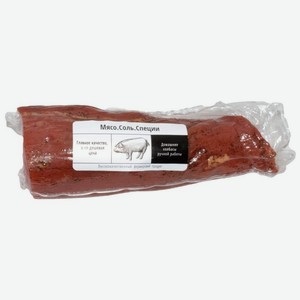 Вырезка Мясо.Соль.Специи полендвица свиная сырокопчёная категории А, кг