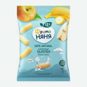 Кукурузные палочки Фрутоняня Яблоко банан с 12 месяцев 20г