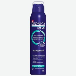 DEONICA FOR MEN Антиперспирант невидимый, 200 мл