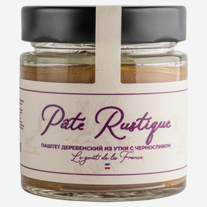 Паштет утиный «Карнеззо» Деревенский патэ из печени и филе утки с черносливом охлажденный, 160 г