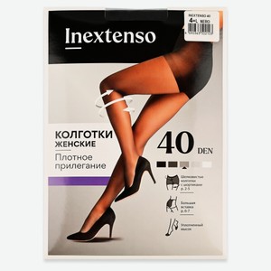 Колготки женские InExtenso черные 40 den, размер 4