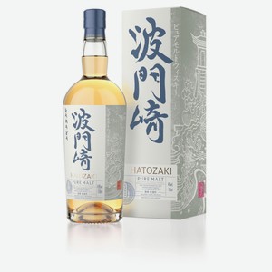 Виски Hatozaki Pure Malt gift box в подарочной упаковке Япония, 0,7 л