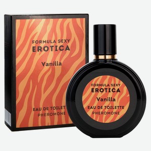 Туалетная вода женская Erotica Vanilla с феромонами, 100 мл