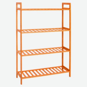 Стеллаж Actuel Бамбук с 4 полками, 68x23x10 см