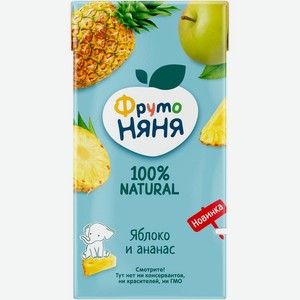 Нектар Фруто Няня яблочно-ананасовый 500мл, 500 мл