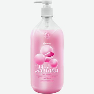 Крем-мыло жидкое Grass Milana Fruit bubbles увлажняющее 1000 мл