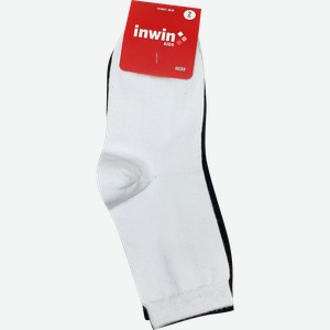 Носки детские INWIN высокая посадка, Арт. BKSU-02-BW/НДБЧ, 2пары