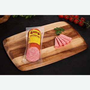 Колбаса ПАПА МОЖЕТ Сервелат Охотничий в/к в/у, Россия, 350 г