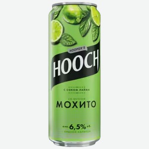 Пивной напиток Hooper s Hooch со вкусом мохито 0,45 л ж/б