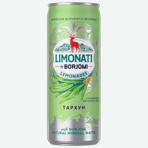 Напиток газированный Limonati by Borjomi Тархун 0,33 л ж/б