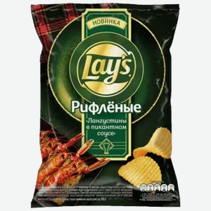 Картофельные чипсы Lay s Лангустины в пикантном соусе 93 г