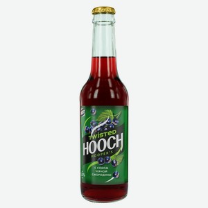 Напиток Hooch Твистед с соком черной смородины 5,5%, 330 мл