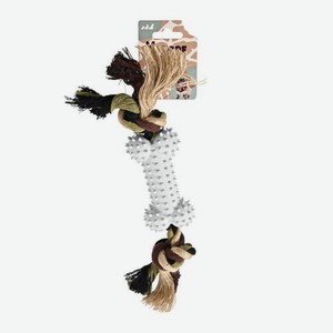 Игрушка для собак с веревкой Кость Zoof