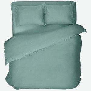 Комплект постельного белья Verossa Melange Emerald Евро, 50х70см