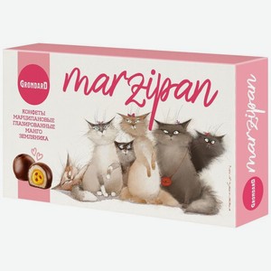 Конфеты Grondard глазированные марципановые с манго и земляникой, 126г