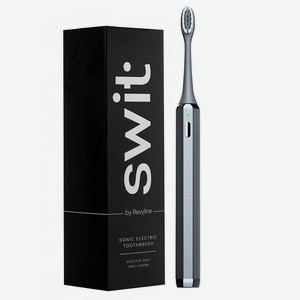 REVYLINE Электрическая звуковая зубная щётка SWIT by RL 090 Silver, 1 шт.