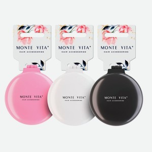 Расческа д/волос массажная Monte Vita с зеркалом, 457425, в