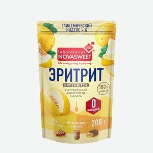 Подсластитель Novasweet эритрит Дынный сахар, 200 г