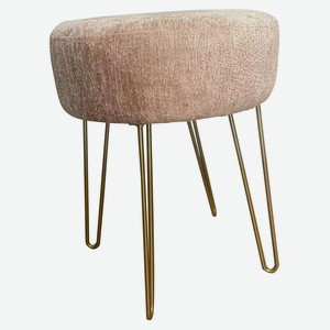 Пуф на ножках бежевый, 35х35х44 см