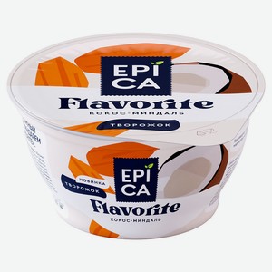 Творожный десерт EPICA Flavorite Кокос-Миндаль 8,9% БЗМЖ, 130 г