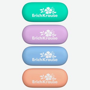 Ластик ErichKrause Pastel Bloom, 1 шт в ассортименте