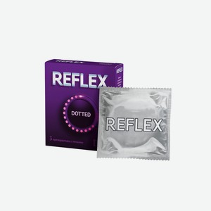 Презервативы Reflex Dotted с точками 3 шт.