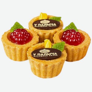 Пирожное У Палыча Корзиночки Райский сад песочное 160г