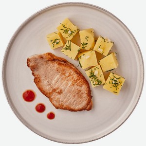 Эскалоп из свинины с картофелем Перекрёсток Select 250г, 250 г