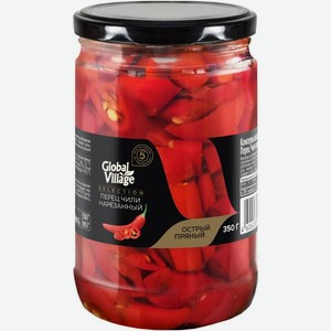 Перец Global Village Selection Чили нарезанный 350г, 350 г
