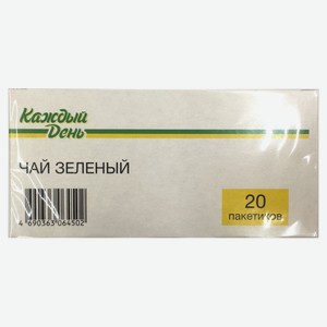 Чай зеленый «Каждый День», 20x2 г