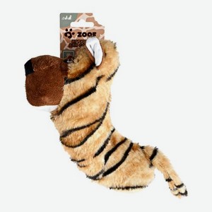 Игрушка для собак с пищалкой Тигр Zoof