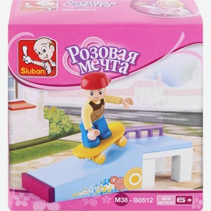 Конструктор SLUBAN Скейтодром, 23 детали M38-B0512, Китай