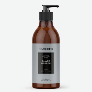 Крем д/рук и тела SYNERGETIC парфюмированный черный перец 38
