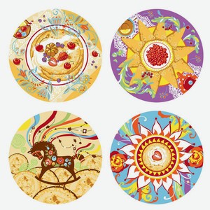 Разделочная доска. Подставка под горячее  Широкая Масленица 